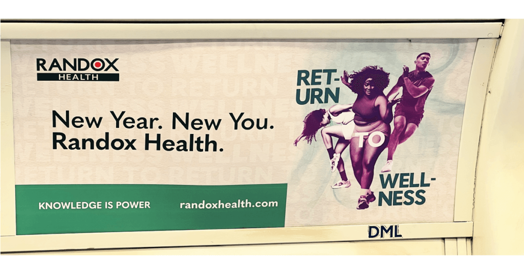 Randox health ad photo