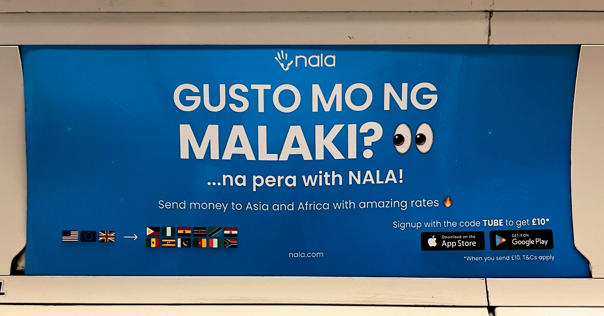 Photo of Nala advert